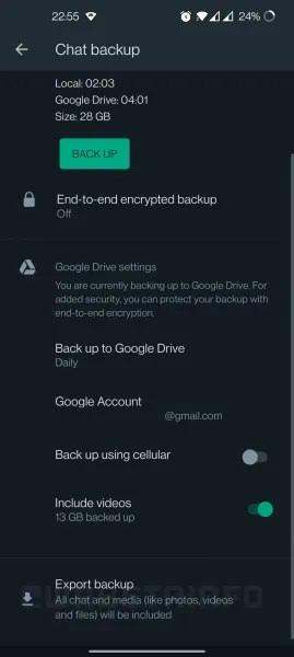 <p>Verilerin dışa aktarılması - Kullanıcılar artık WhatsApp üzerindeki tüm verilerini daha kolay bir şekilde dışa aktarabilecek. Bu özellik verilerini Google Drive ya da iCloud üzerinde yedeklemek istemeeyen kullanıcılar geliştrildi. </p>