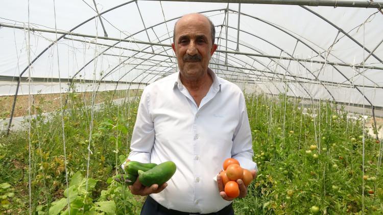 <p>İran sınırında bulunan Esendere beldesinde yaşayan 66 yaşındaki Mecit Büyüksu, kendi arsasında kurduğu serada yetiştirdiği çok sayıda sebzeyi ihtiyacı olan vatandaşlara bedava dağıtıyor.</p>