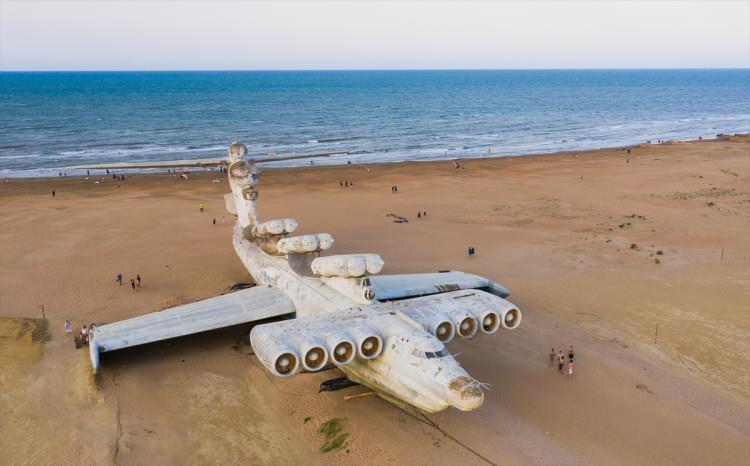 <p>Temmuz 2020'de deniz yoluyla Derbent yakınlarındaki kıyıya çekilen araç, 2023'te Moskova'da açılması planlanan yapım aşamasındaki Patriot Park'ta sergilenecek.</p>