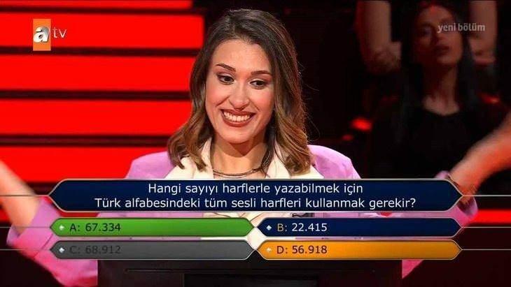 <p><span style="color:#000000"><strong>Ancak yarışmanın heyecanına kapılan Sinem Ayanoğlu, alfabeyi de sayamayınca İmirzalıoğlu'nu güldürdü.</strong></span></p>
