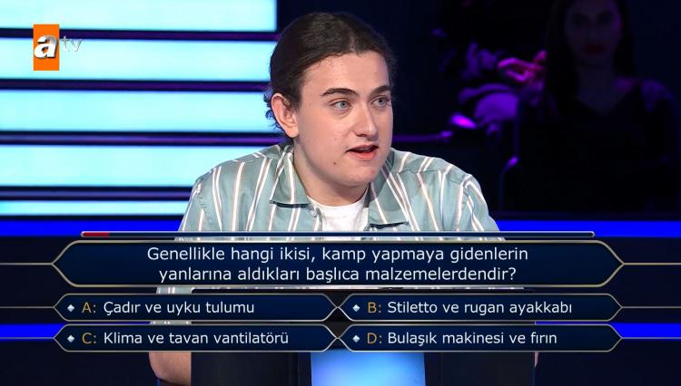 <p><span style="color:#000000"><strong>Ya ilk sorularda hemen elenmeyi ya da sonuna kadar gitmeyi beklediğini s&ouml;yleyen yarışmacının ifadeleri dikkat &ccedil;ekti.</strong></span></p>
