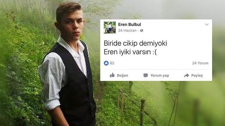 <p>Maçka ilçesinde, 11 Ağustos 2017'de, PKK'lıların erzak çaldığını ihbar edip, güvenlik güçlerine evi gösteren Eren Bülbül ile Jandarma Astsubay Başçavuş Ferhat Gedik, teröristlerin açtığı ateşle şehit oldu. Şehit olmadan önce sosyal medya hesabında 'Biri de çıkıp demiyor ki Eren iyi ki varsın' paylaşımının ortaya çıkmasıyla Türkiye'yi hüzne boğan Bülbül'ün şehadetinin üzerinden 5 yıl geçti.</p>
