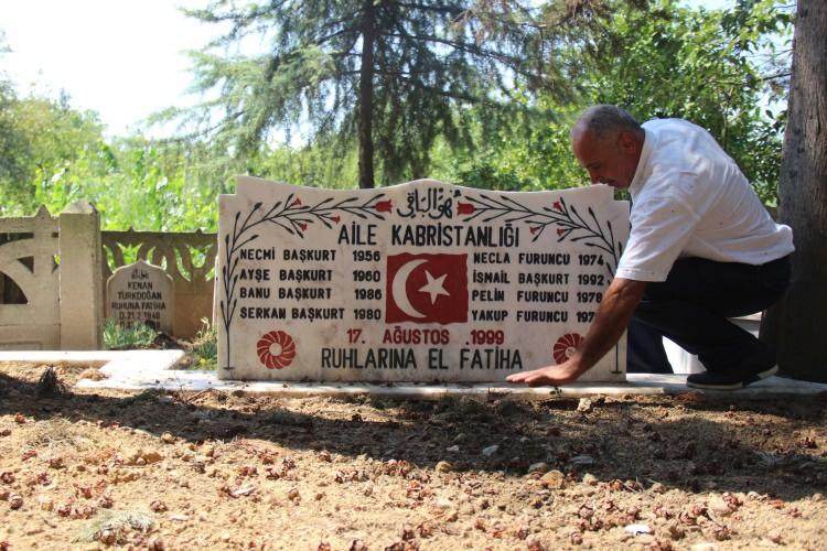 <p>Büyük acılara sebep olan Marmara Depremi'nin üzerinden 23 yıl geçti. 17 Ağustos 1999'da saat 03.02'de 7,4 büyüklüğünde meydana gelen ve 45 saniye süren Marmara Depremi, Türkiye'yi yasa boğdu. Binlerce kişi hayatını kaybederken, birçok depremzede ise yakınlarını kaybetmenin hüznünü derinden yaşadı. 61 yaşındaki Ali Sadık Furuncu da, o gece 21 kişilik ailesiyle enkaz altında kaldı. Furuncu, ailesinden 8 kişiyi kaybetti. 17 Ağustos'u gözyaşları içinde anlatan Furuncu, acısının hiç dinmediğini söyledi.</p>
