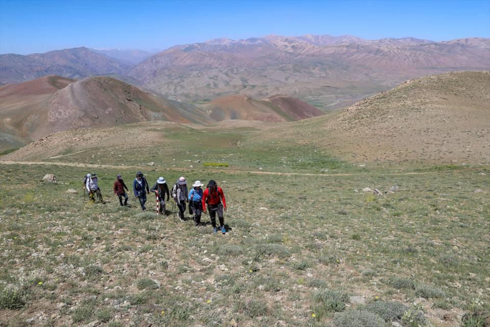 <p>Kültür ve Turizm Bakanlığı Kültür Varlıkları ve Müzeler Genel Müdürlüğünün desteklediği proje kapsamında bölgede araştırma yapan akademisyenler, ilçeye 40 kilometre uzaklıktaki Örmeli Mahallesi'ndeki 2 bin 900 rakımlı Ak Dağ'a tırmandı.</p>

<p> </p>
