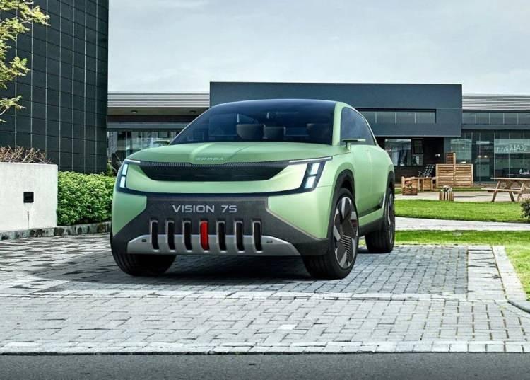 <p>Çekya merkezli otomobil üreticisi Skoda, elektrik dönüşümü konusunda hızlanıyor. Şirket yapılan bie etkinlikle yeni logosunu ve 7 koltuklu elektrikli SUV modelini tanıttı.</p>
