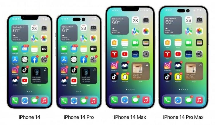 <p>Apple'ın bu yıl iPhone 14, iPhone 14 Max, iPhone 14 Pro ve iPhone 14 Pro Max gibi dört yeni iPhone modeli tanıtması bekleniyor. Bu modelleri tasfir eden görseller de yayınlandı.</p>
