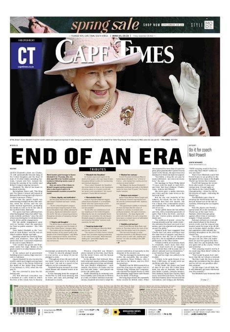 <p>Cape Times (Güney Afrika)</p>