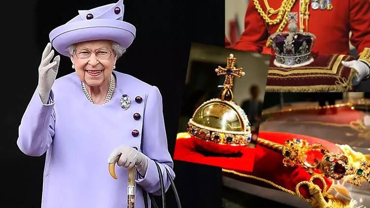 <p>İngiltere Kraliçesi 2. Elizabeth'in ölümü sonrası gözler 19 Eylül'de düzenlenecek cenaze törenine çevrildi. Kraliçe 2. Elizabeth'in tabutu şu dakikalarda Buckingham Sarayı'ndan son kez ayrılırken dünya liderlerinin buluşacağı cenaze bin yıldan fazla süredir devam eden monarşi geleneklerini ve sembollerini içerecek. İşte dünyanın merakla beklediği cenazenin sembolleri...</p>