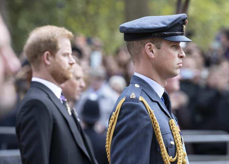 <p>Törene, Kral 3. Charles'ın oğlu İngiliz kraliyet ailesinden ayrılarak ABD'ye yerleşen Sussex Dükü Prens Harry de katılarak, tabutun arkasından yürüdü.</p>
