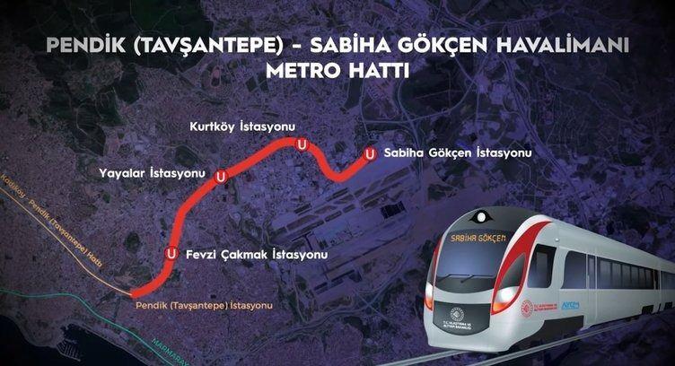  Sabiha Gökçen Metro Hattı açıldı! işte hattın özellikleri ve ulaşım süreleri
