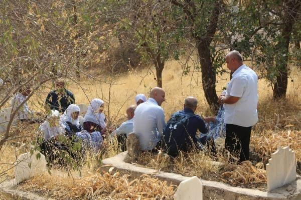 <p> Çevre köylerde yaşayanların da katıldığı Balveren Mezarlığı ziyaretinde Kur'an-ı Kerim okunup, dua edildi. Etkinliğe gelenler, her yıl gerçekleştirdikleri ziyaretin birlik ve beraberliği pekiştirdiğini belirtti.</p>
