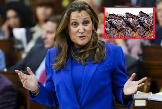 <p>Başbakan Yardımcısı Chrystia Freeland de Kanada'nın, İran rejimini terörizmin devlet bazında sponsoru olarak gördüğünü vurguladı ve Devrim Muhafızları'nı da "terörist örgüt" olarak adlandırdı.</p>
