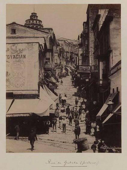 <p>Yüksek Kaldırım - 1880</p>

