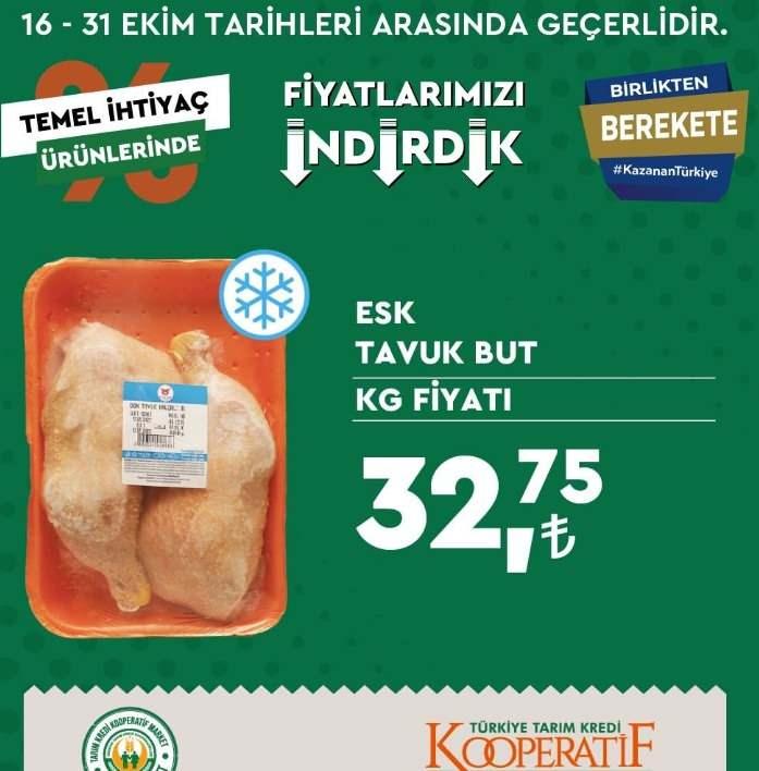 <p>SK tavuk but<br /> <br /> Kilo fiyatı - 32,75 TL</p> 