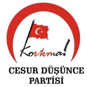 <p><strong>Cesur Düşünce Partisi </strong></p>

<p>Kısa Adı: CESUR DÜŞÜNCE</p>

<p>Kuruluş Tarihi: 10.08.2020</p>

<p> </p>
