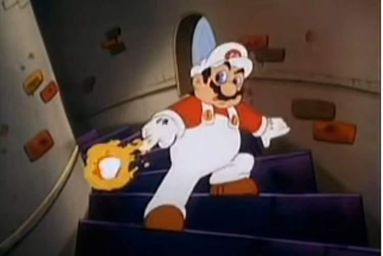 <p>Dikkatli bakıldığında Süper Mario’nun merdivenlerden aşağı değil yukarı koştuğu fark ediliyor. </p>