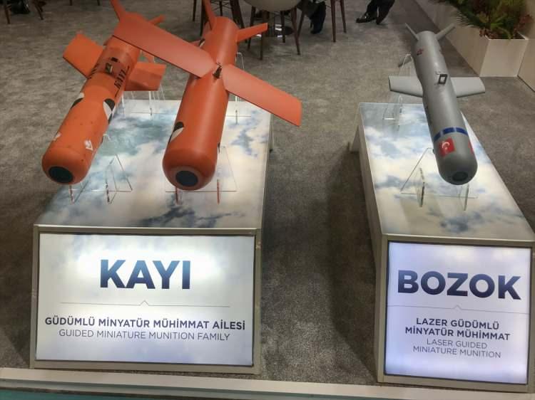 <p>Kayı Güdümlü Minyatür Mühimmat Ailesi üyelerinden Kayı 30, 30 kilogram ağırlığında ve 100 santimetre uzunluğunda; Kayı 50 ise 50 kilogram ağırlığında ve 130 santimetre uzunluğunda bulunuyor.</p>
<p> </p>