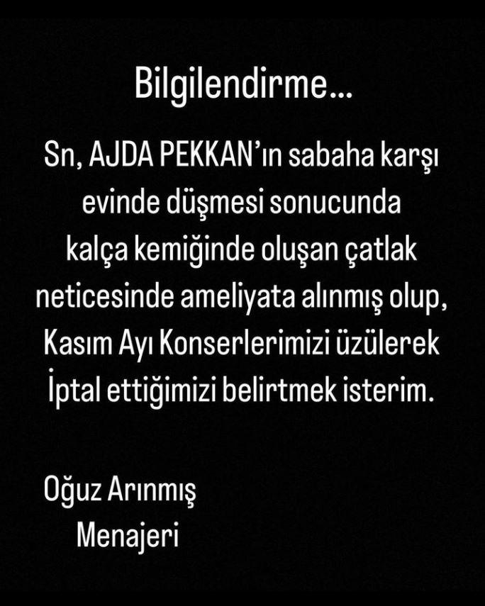 <p><span style="color:#B22222"><strong>OLAYIN GEÇMİŞİ!</strong></span></p>

<p><strong>Pekkan'ın manejeri Oğuz Arınmış, Süperstar'ın evinde düşmesi sonucunda kalça kemiğinde oluşan çatlak nedeniyle ameliyata alındığını duyurdu.</strong></p>

<p> </p>
