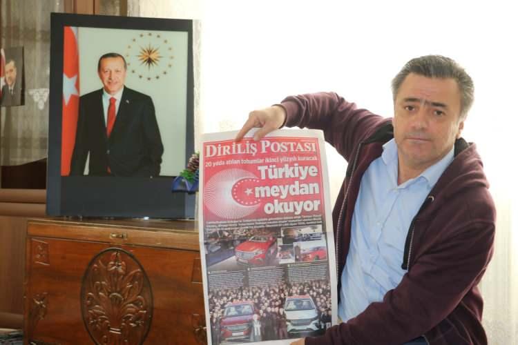 <p>Kahramanmaraş'ta 48 yaşındaki Hasan Kurucan, 3 Kasım 2002'den beri Cumhurbaşkanı Recep Tayyip Erdoğan'ın yer aldığı gazete, dergi, kitap ve broşürleri biriktiriyor.</p>

