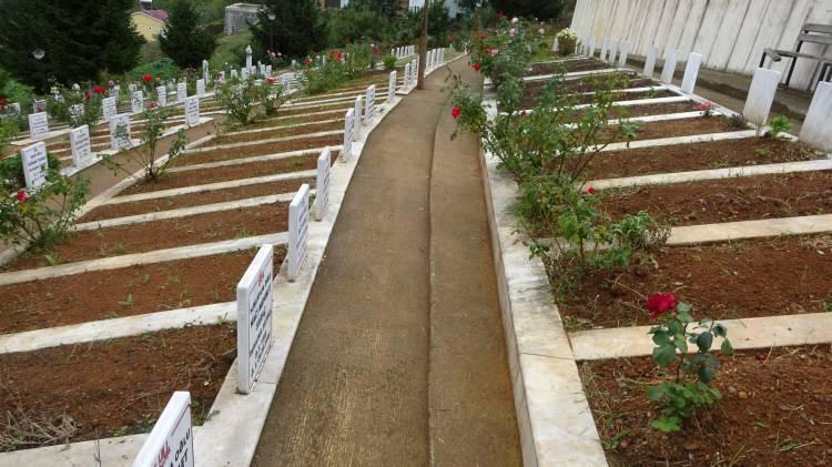 <p>Mahalle sakinlerinin de kolları sıvamasıyla mezarlıkta belirlenen ölçülere göre kabirler yeniden düzenlendi. Yıllar boyunca düzensiz bir şekilde defin işleminin yapılması nedeniyle boş mezarın kalmadığı mahallede emekli öğretmenin hayali sayesinde 130 adet boş mezar yeri daha kazandırıldı.</p>