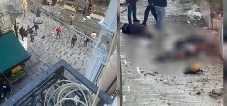 <p><span style="color:#000000"><strong>İstanbul Beyoğlu'nda yer alan İstiklal Caddesi'den pazar günü 16.20 sıralarında terörist kadın tarafından bombalı saldırı düzenlendi.</strong></span></p>
