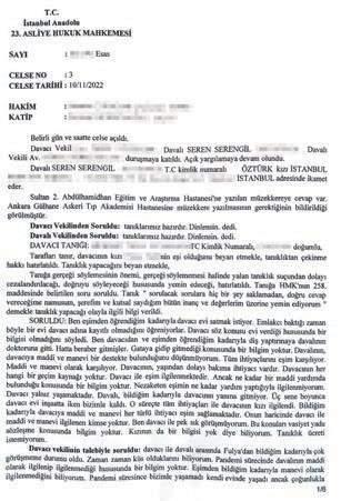 <p><strong>Nevin Teoman, noterden imzasını alıp Bostancı'daki evinin tapusunu kendi üzerine geçirdiği iddiasıyla kızı Seren Serengil'e dava açtı.</strong></p>