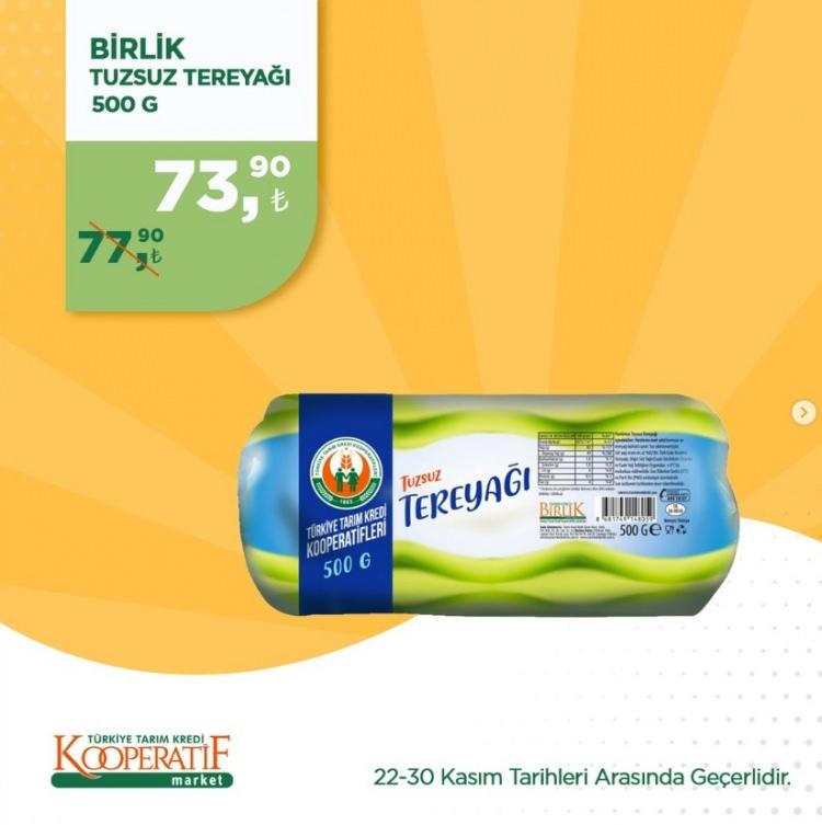 <p>Birlik tuzsuz terayağı 500 gr: 73,90</p>