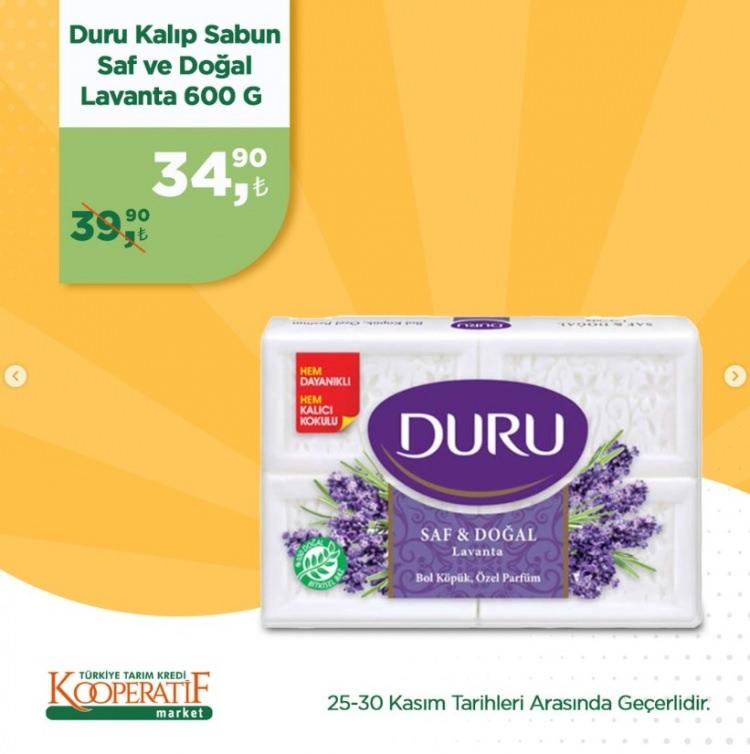 <p>Duru sabun lavanta: 34,90 TL</p>
