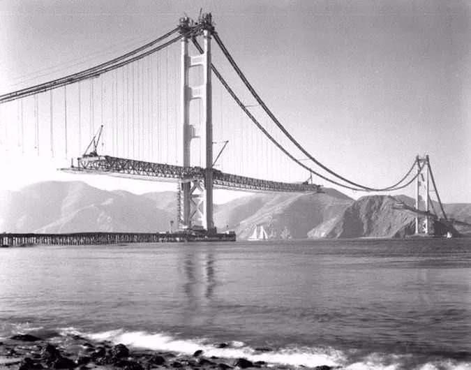 <p>Golden Gate Köprüsü'nün inşaatı (1937)</p>
<p> </p>