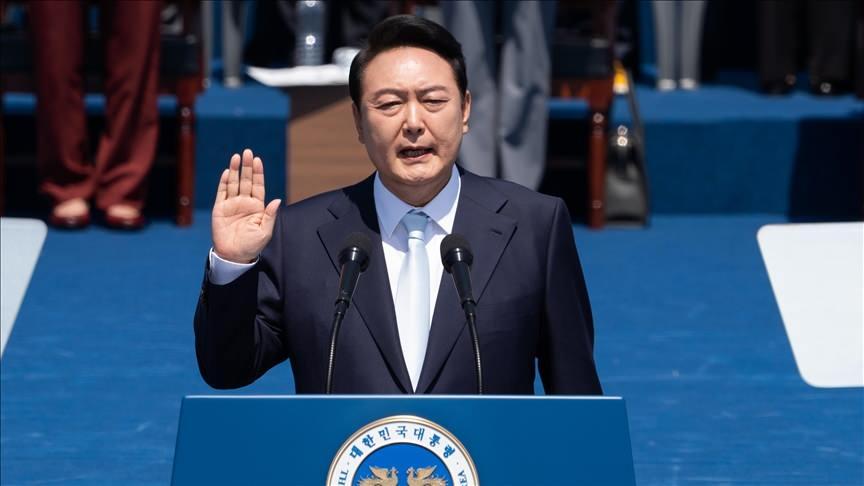 <p>Güney Kore Devlet Başkanı Yoon Suk-yeol</p>