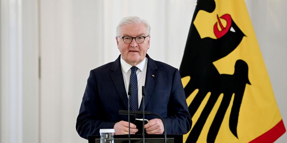 <p>Almanya Cumhurbaşkanı Frank-Walter Steinmeier</p>
<p> </p>
<p> </p>