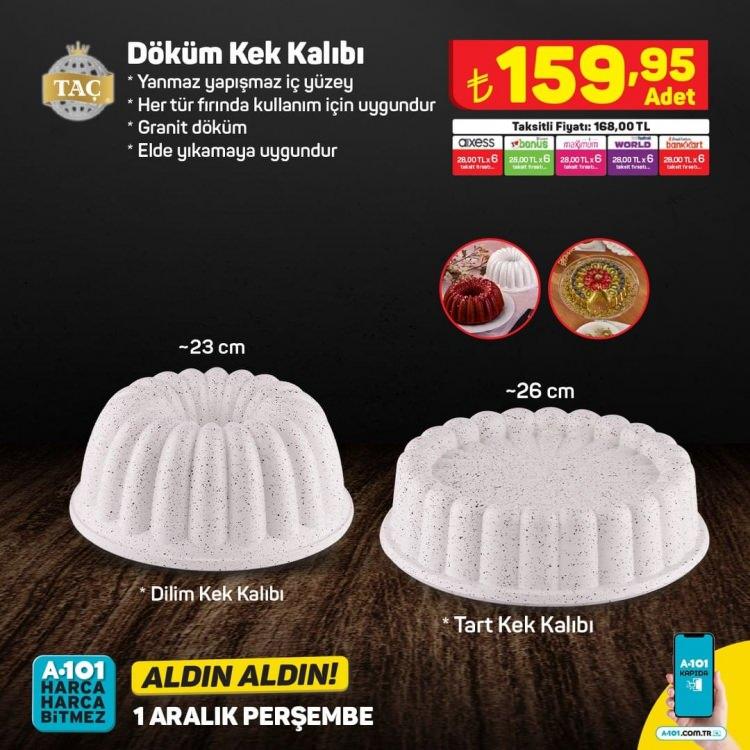<p>Paşabahçe Kapaklı Cam Kase 2'li 49,95 TL</p>
<p>LAV Tokyo Saklama Kabı 2600 cc 64,95 TL</p>
<p>LAV Tokyo Saklama Kabı 1500 cc 44,95 TL</p>
<p>LAV Tokyo Saklama Kabı 880 cc 34,95 TL</p>
<p>TAÇ Döküm Kek Kalıbı 159,95 TL</p>
<p>Manuel Kollu Rende 129,95 TL</p>