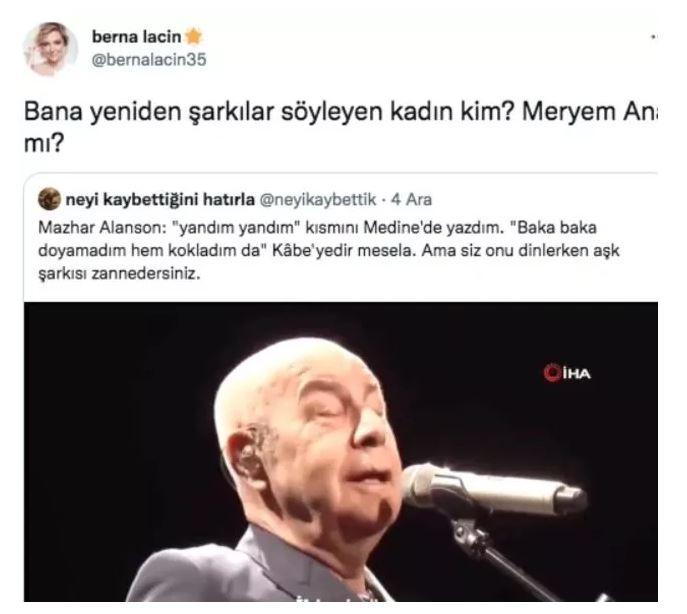 <p><span style="color:#B22222"><strong>SOSYAL MEDYADA TEPKİ TOPLADI!</strong></span></p>

<p><strong>Berna Laçin'in bu paylaşımını gören birçok sosyal medya kullanıcısı tepki gösterdi. </strong></p>
