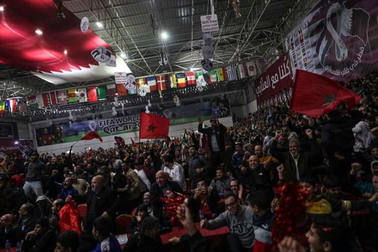 <p>Maçın bitişiyle Gazze şehrinde de büyük sevinç yaşandı. </p>