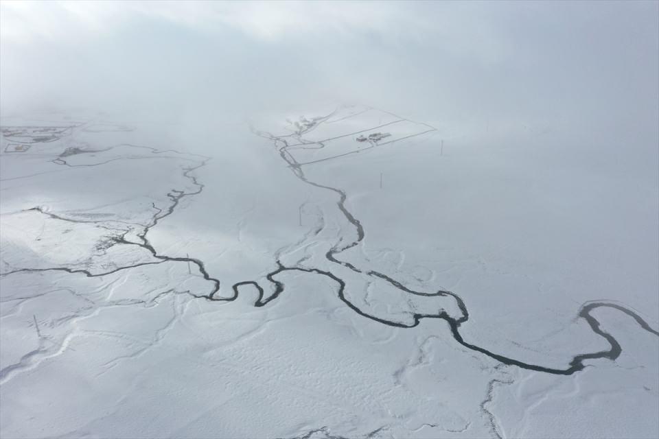 <p>B&ouml;lgede aralıklarla yağan kar, Kars'ın &ouml;zellikle y&uuml;ksek kesimlerini beyaza b&uuml;r&uuml;d&uuml;. Bazı k&ouml;ylerde kar kalınlığı 20 santimetreye ulaştı.</p>

<p>&nbsp;</p>
