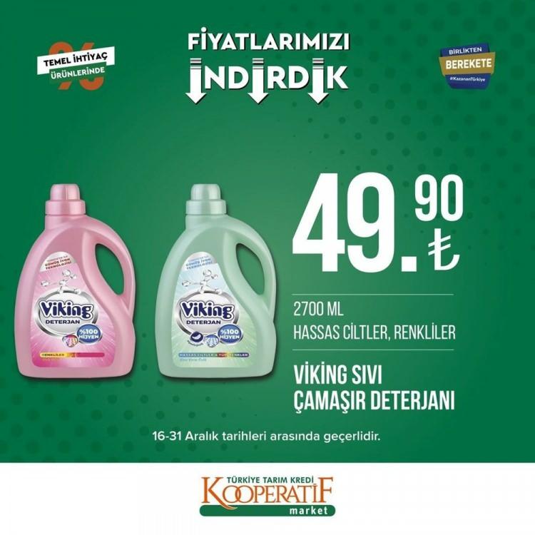 <p>VİKİNG SIVI ÇAMAŞIR DERATJANI 49,90 TL</p>
