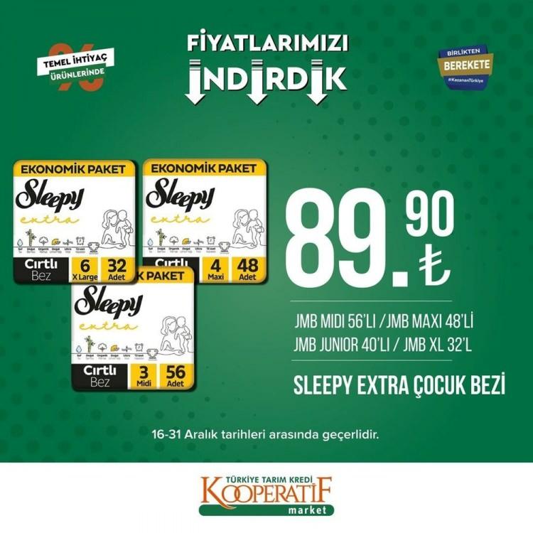 <p>SLEEPY EXTRA ÇOCUK BEZI<br />
89,90 TL</p>
