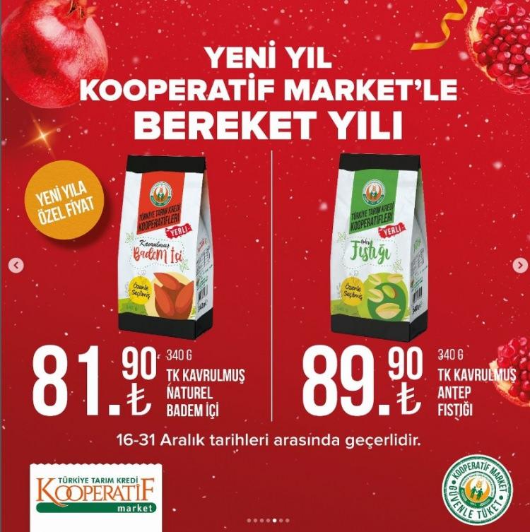 <p>İNDİRİM/ TK KAVRULMUŞ NATUREL BADEM İÇİ 340 G: 81,90 TL<br />
<br />
TK KAVRULMUŞ ANTEP FISTIĞI 340 GR: 89,90 TL</p>
