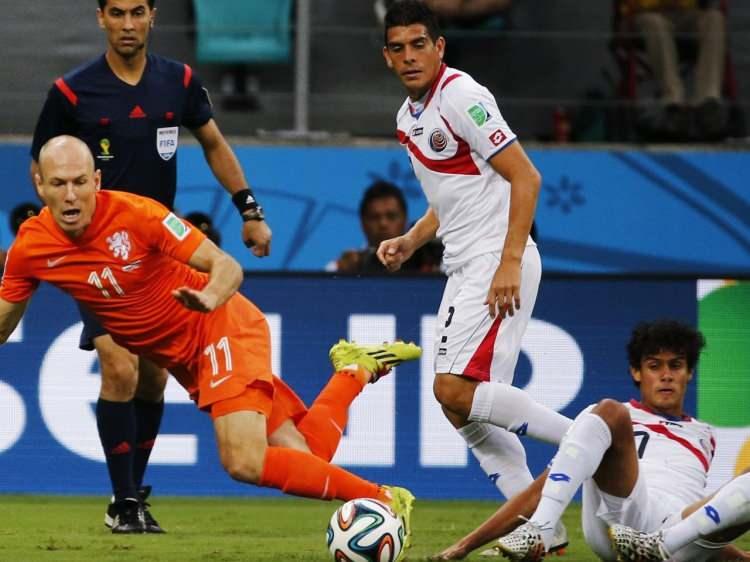 <p>2014 Dünya Kupası | Kosta Rika<br />
<br />
Turnuvanın etkili takımlarından Kosta Rika, çeyrek finalde Hollanda'ya penaltı atışları sonrası mağlup oldu.</p>
