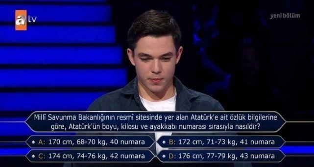 <p><strong>Dün akşam yayınlanan bölümde merakla beklenen 1 milyon TL'lik soru açıldı. </strong></p>