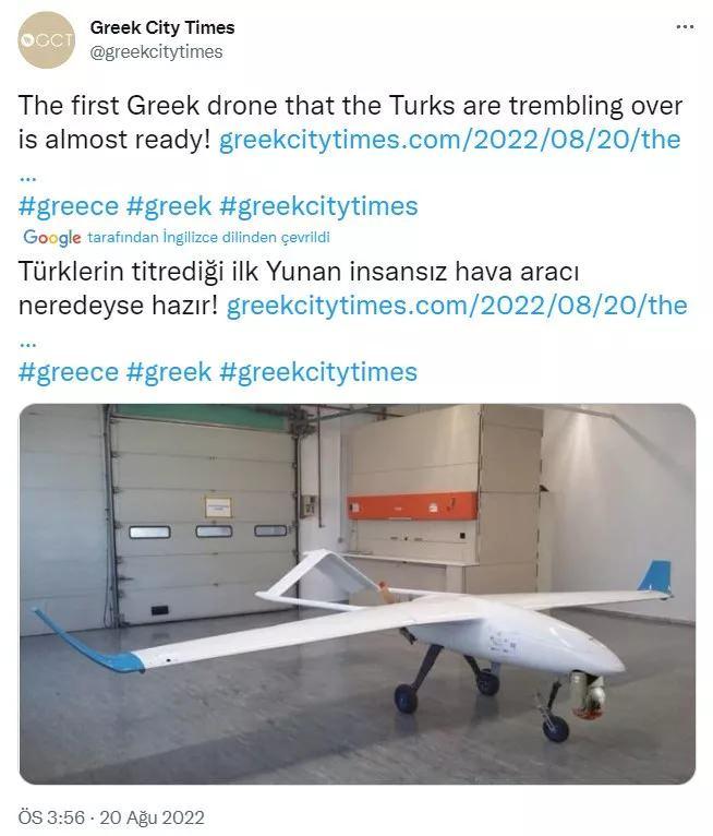<p style="padding-bottom: 20px; margin: 0px; color: rgb(0, 0, 0); font-family: sans-serif; line-height: 1.5 !important;">Yunanistan, üç üniversitenin sözde geliştirdiği prototip İHA’yla gülünç duruma düşmüştü.</p>

<p style="padding-bottom: 20px; margin: 0px; color: rgb(0, 0, 0); font-family: sans-serif; line-height: 1.5 !important;">Yunanistan’da yayın yapan <strong>Greek City Times </strong>ise, henüz tamamlanamayan İHA'yı "<strong>Türklerin titrediği İHA</strong>" olarak duyurması kendi okurlarını bile güldürmüştü.</p>

<div> </div>
