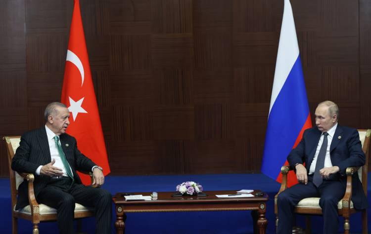 <p>Cumhurbaşkanı Erdoğan, 13 Ekim 2022 Perşembe günü Astana’daki Bağımsızlık Sarayı’nda Kazakistan Cumhurbaşkanı Tokayev’in ev sahipliğinde gerçekleştirilen Asya’da İşbirliği ve Güven Artırıcı Önlemler Konferansı’nın (CICA) 6. Zirvesi’ne katılarak bir konuşma yaptı.</p>
<p> </p>