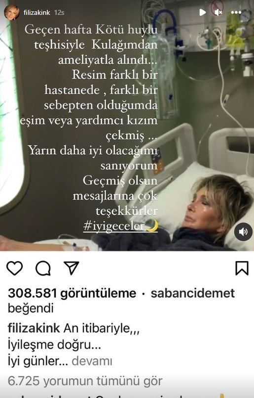 <p><span style="color:#B22222"><strong>DAHA ÖNCE DE OPERASYON GEÇİRMİŞTİ!</strong></span></p>
<p><strong>Filiz Akın geçtiğimiz yıllarda kanser tedavisi görmüş ve sonraısnda sağlığına kavuşmuştu. </strong></p>
