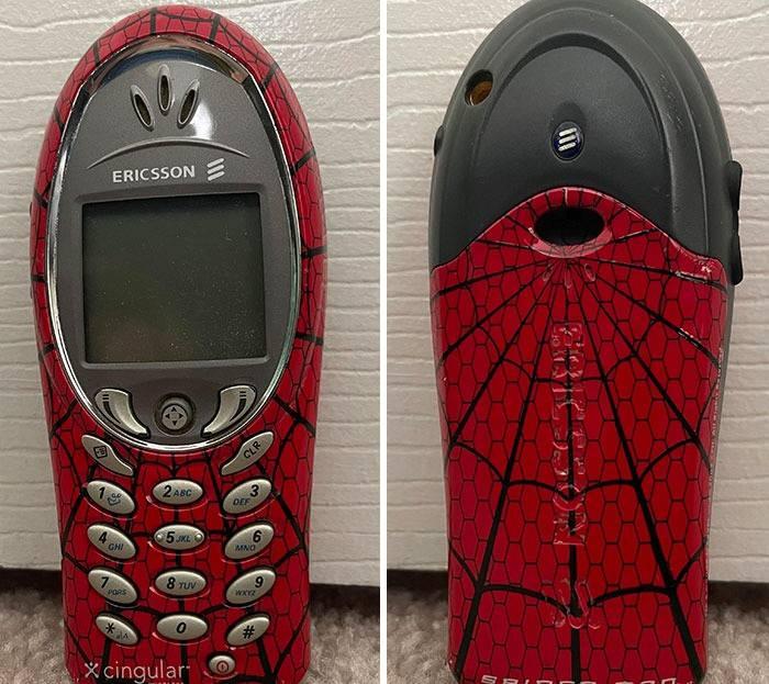 <p>Sınırlı sayıda üretilen Spider-Man versiyonlu Ericsson T60d</p>