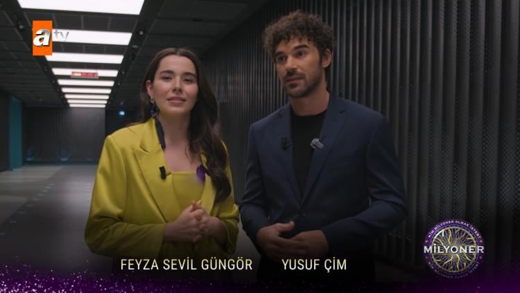 <p><span style="color:#000000"><strong>Yarışmada sorulan sorular dikkat çekerken Yusuf Çim ve Feyza Sevil Güngör'ün başarılı performansı göz doldurdu. </strong></span></p>