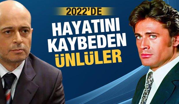 <p>Yeşilçam efsanesi Cüneyt Arkın, spor dünyasının duayen ismi Halit Kıvanç ve daha birçok sanatçı bu yıl aramızdan ayrıldı. İşte 2022 yılında yaşamını yitiren ünlü isimler.</p>
