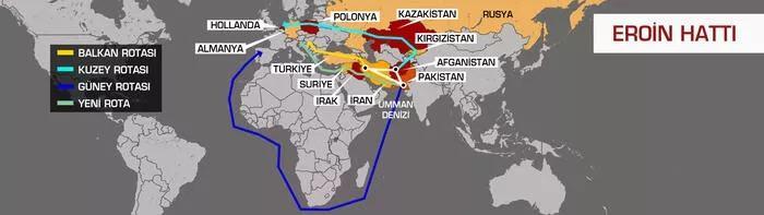 <p>Türkiye, 2022 yılını uyuşturucu ile mücadelede önemli başarılarla geçirdi. Artık şehir şebekesindeki atık suyu tahlil eden, araçlarda şüpheli görülen kişilere test yapabilen bir denetim anlayışı yürürlüğe girdi. Sıkı denetim, Asya’dan Avrupa’ya uzanan bazı güzergahları da değiştirdi.</p>
