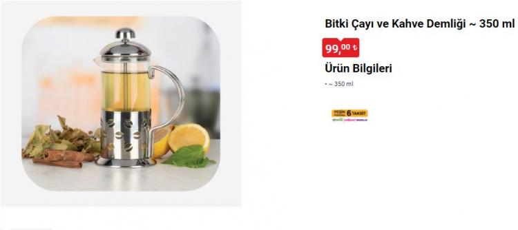 <p>Balık Şekilli Güveç 27,50 TL</p>

<p>Çocuk Çatal Kaşık Seti 2'li 54,50 TL</p>

<p>Ahşap Saplı Metal Mutfak Aletleri 69 TL</p>

