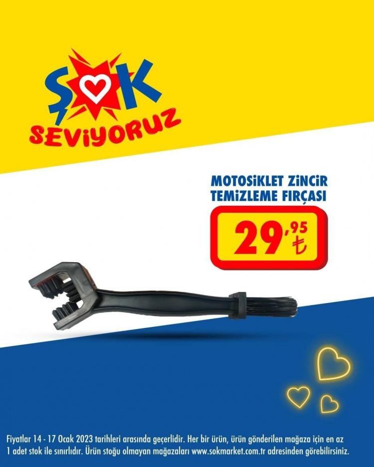 <p>Reflektörlü Motorcu Bel - Bacak Çantası 69,95 TL</p>

<p>Reflektörlü Yelek 89,95 TL</p>

<p>Bandana 24,95 TL</p>

<p>2'li Motosiklet El Koruma 119,90 TL</p>

<p>Motosiklet Zincir Temizleme Fırçası 29,95 TL</p>
