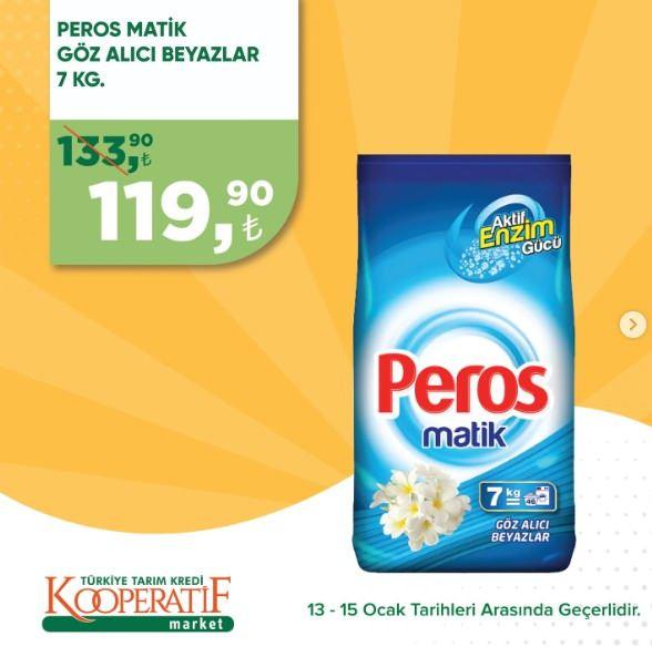 <p>Peros Matik Göz Alıcı Beyazlar 7 KG: 119,90 TL</p>
